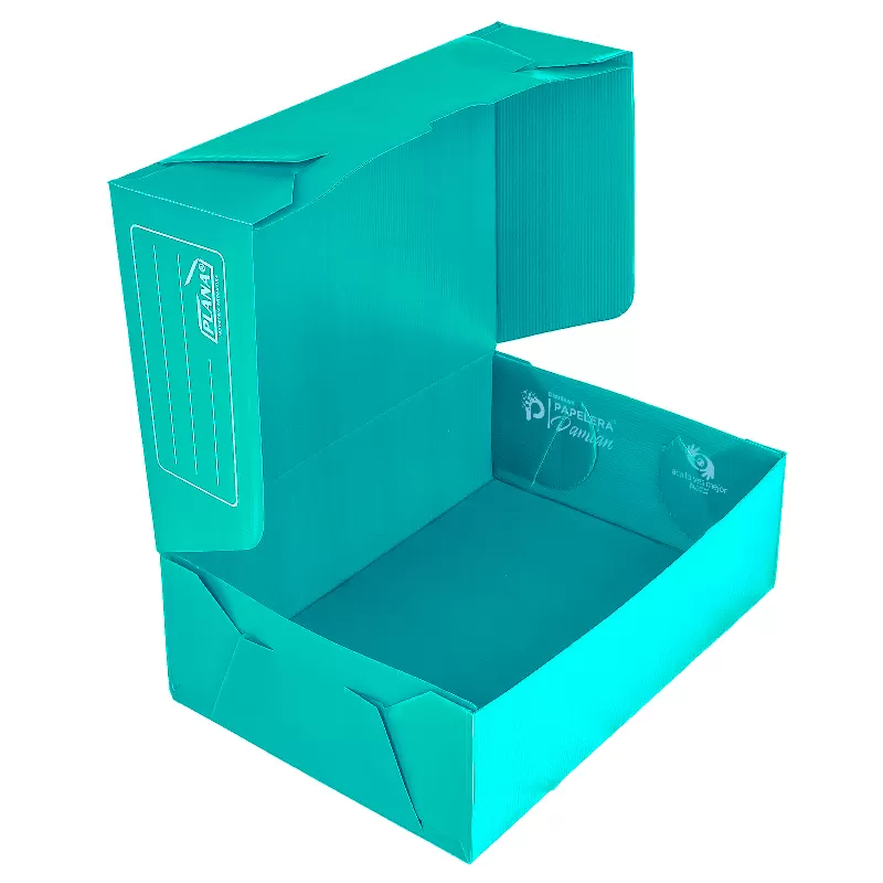 Cajas archivo oficio plasticas PLANA 701 12cm Pack 25u