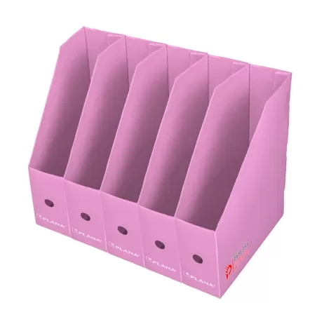 Revisteros plasticos organizador Plana 818 varios colores - Rosa pastel