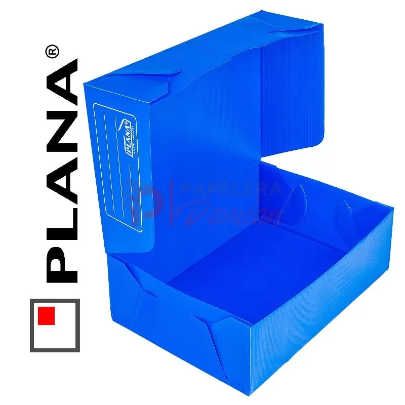 Cajas Archivo Plástico A4 12cm PLANA 705 tapa volcada