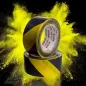 Cinta Demarcatoria amarillo y negro AUCA 48 mm x 30 metros adhesiva fibrada multiuso de alta resistencia