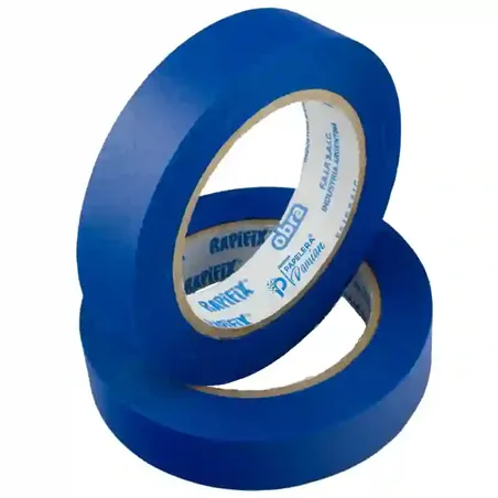 Cinta Papel Enmascarar Obra Rapifix Azul Uv 24mm 40mt