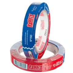 Cinta azul de enmascarar Papel Obra Rapifix Azul Uv 24 mm 40 metros