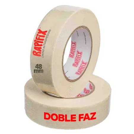 Cinta doble faz o bifaz papel Rapifix 36mm x 30 metros