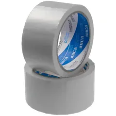 Cinta multipropósito Duct tape Silver tape AUCA 48 mm x 9 metros adhesiva fibrada alta resistencia gris