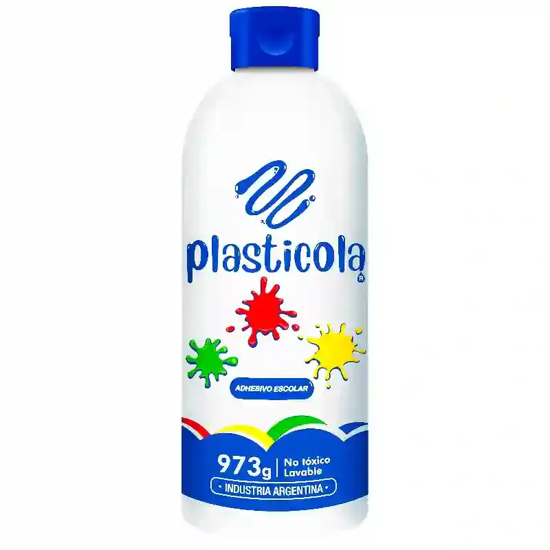 Plasticola blanca 1 litro pegamento adhesivo vinilico