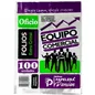 Folios Oficio transparentes Luma polipropileno 100 folios extra cristal 11 perforaciones