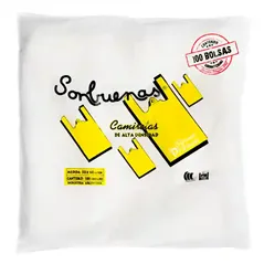 Bolsas Camiseta 50x60 Grandes Blancas Son buenas alta densidad reforzada 100 bolsas garantizadas