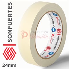 Cinta adhesiva 24mm Polipropileno 50mt transparente Caja 144 rollos