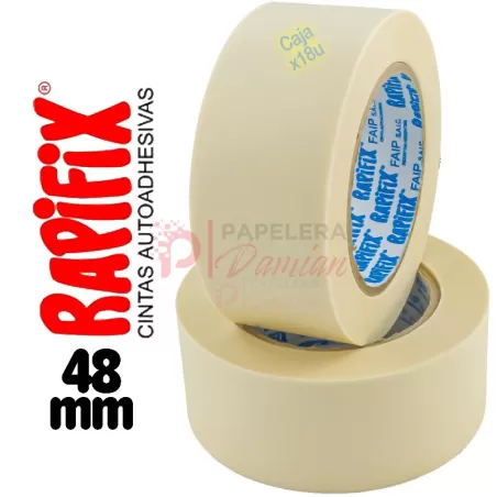 Cintas de papel 48mm Rapifix 50 mt Caja de 18 rollos precio