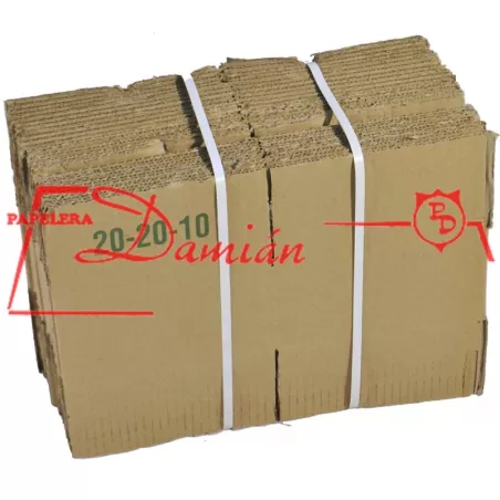 Cajas de carton 20x20x10 pack 100u fabricas de cajas