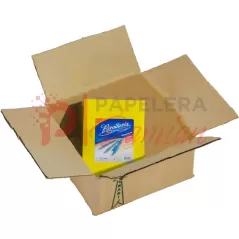 Caja cartón corrugado reforzadas 35x25x25 pack de 25 unidades 100 libras