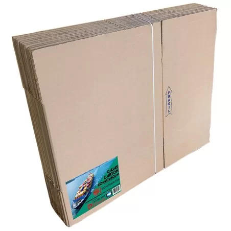 Caja cartón corrugado 60x40x40 doble triple pte 10u