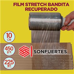 Film Stretch 10cm recuperado Bandita 5 Cajas 36 rollos